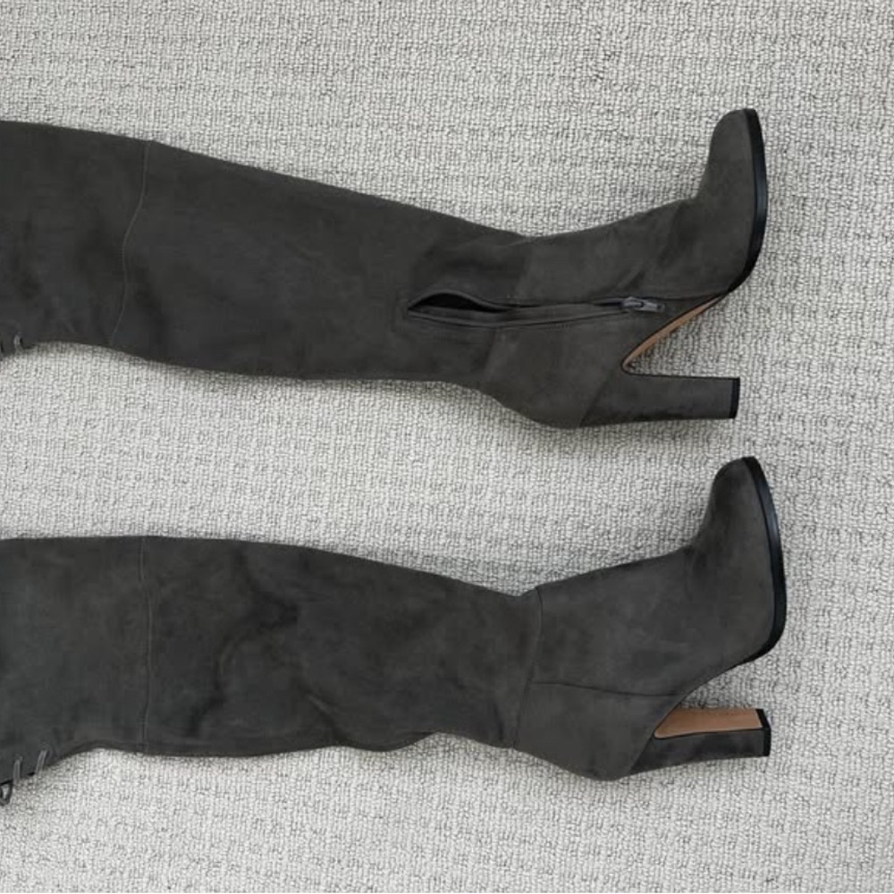 Vince Camuto Charcoal Over the Knee Boots